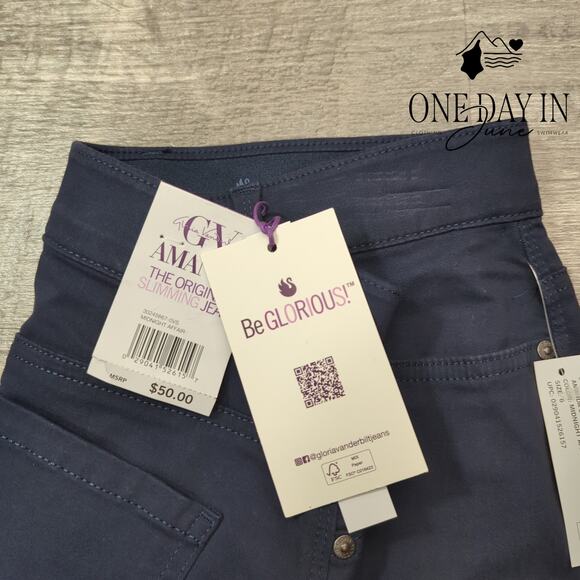 Gloria Vanderbilt Amanda The Original Slimming Jean Size 6 - Picture 2 of 6